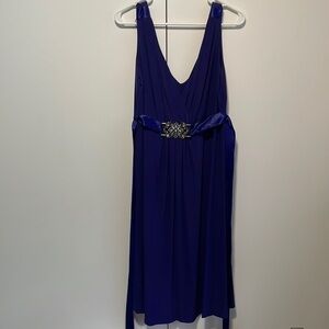 Scarlet night purple dress